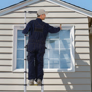 Telescoping Extension Ladder 8.5FT One-button Retraction 375 LBS Capacity V952-SSLTNLSLK85FO00LTV0