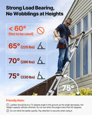 3.8m Telescoping Ladder, Aluminum Lightweight Multi-Purpose Collapsible Extension, One-Touch Retraction V952-SSLTNLSLKJBF2VP1Z001V0