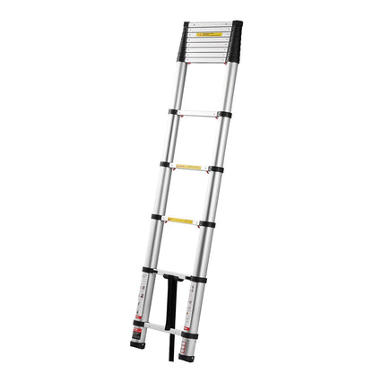 3.8m Telescoping Ladder, Aluminum Lightweight Multi-Purpose Collapsible Extension, One-Touch Retraction V952-SSLTNLSLKJBF2VP1Z001V0