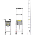 Telescoping Extension Ladder 16.5FT Multi-button Retraction 419 LBS V952-SSLTQLHJK16509O6XV0