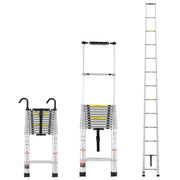 Telescoping Extension Ladder 16.5FT Multi-button Retraction 419 LBS V952-SSLTQLHJK16509O6XV0