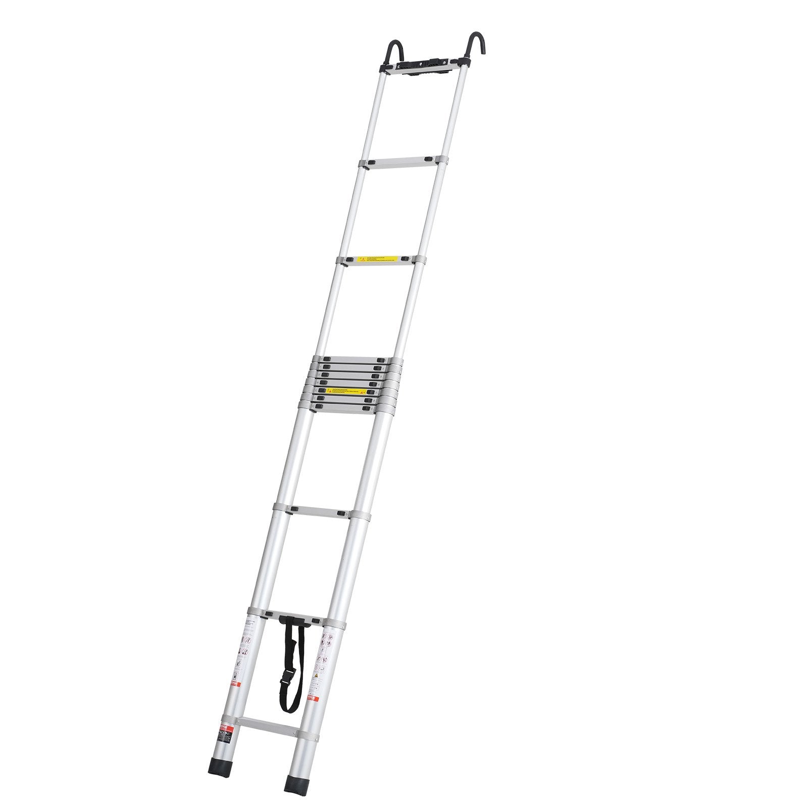 Telescoping Extension Ladder 16.5FT Multi-button Retraction 419 LBS V952-SSLTQLHJK16509O6XV0