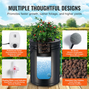 DWC Hydroponics Grow System Deep Water Culture with Top Drip 2 Buckets V952-SSSPXT2T8INK25VV5V3