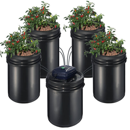 RDWC Hydroponics Grow System, Hydroponic Growing Kit with Top Drip, Recirculating Deep Water Culture 4 V952-SSSPXT41T8INE1FIBV3