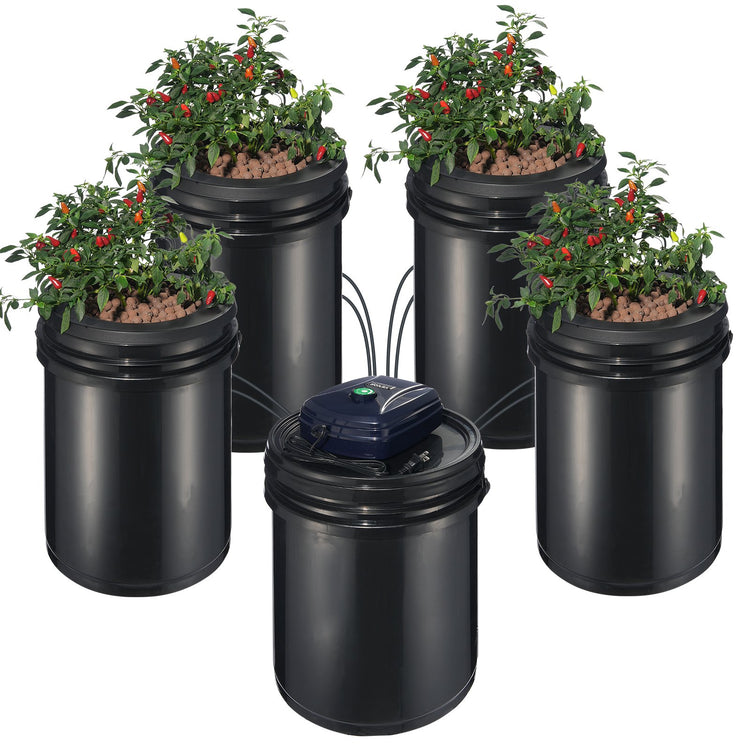 RDWC Hydroponics Grow System, Hydroponic Growing Kit with Top Drip, Recirculating Deep Water Culture 4 V952-SSSPXT41T8INE1FIBV3