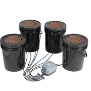 DWC Hydroponics Grow System Deep Water Culture with Top Drip 4 Buckets V952-SSSPXT4T8INKT37WZV3