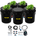 DWC Hydroponic System, 5 Gallon 5 Buckets, Deep Water Culture Growing Bucket, Hydroponics Grow Kit with Pump, V952-SSSPXTYX5220VAXN5V3