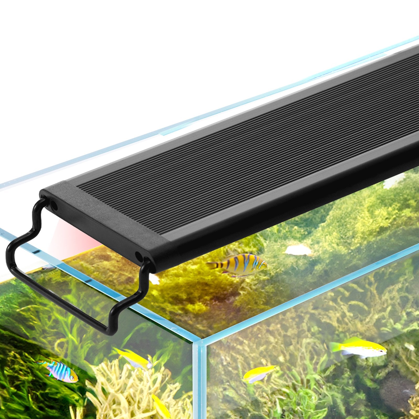 Aquarium Light, 14W Full Spectrum Fish Tank Light with 24/7 Natural Mode, Adjustable Timer & 5-Level V952-SSSSZXD1218YFXWB0V3