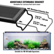 Aquarium Light, 48W Full Spectrum Fish Tank Light with 24/7 Natural Mode, Adjustable Timer & 5-Level V952-SSSSZXD4854Y78EVGV3