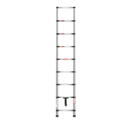 Telescoping Ladder, 2540mm Stainless Steel Lightweight Extension Ladder, Multi-Button Retraction Collapsible V952-SSTTNLSLK85F88IXYV0