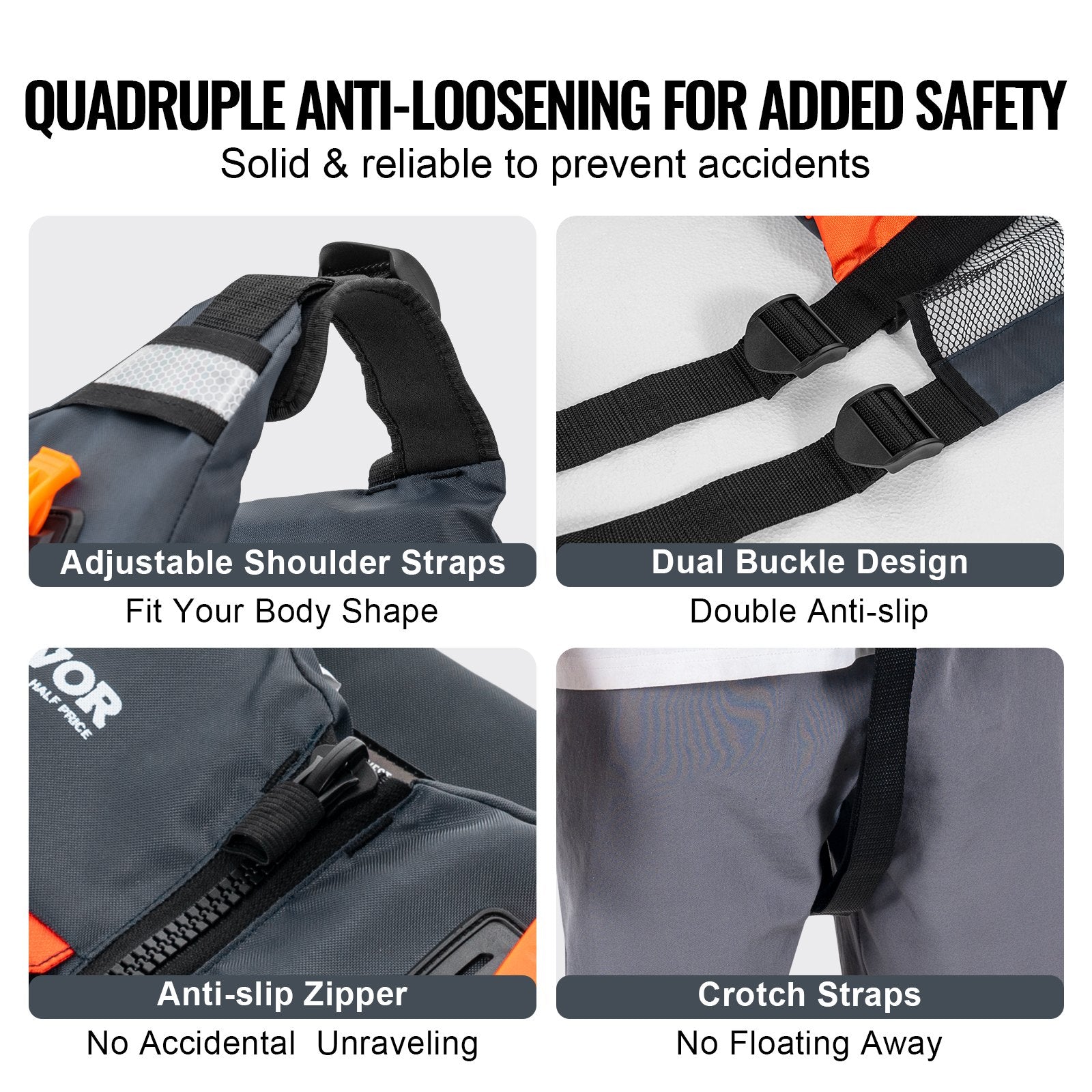 Life Vest for Watersports (PFD), Life Jacket with Waterproof Nylon & 96N Buoyancy, Life Vest/Jacket for Any V952-SSYDJSYFPFTEKCOZ4V0
