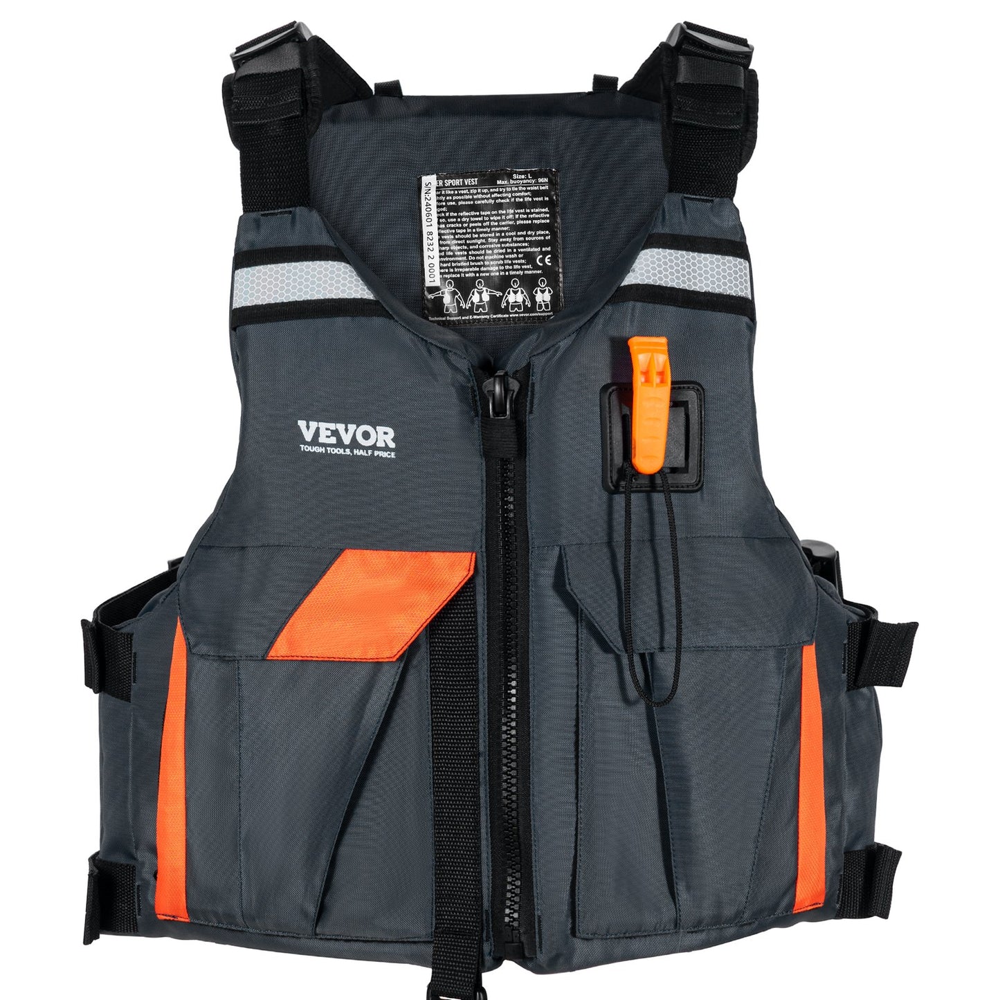 Life Vest for Watersports (PFD), Life Jacket with Waterproof Nylon & 96N Buoyancy, Life Vest/Jacket for Any V952-SSYDJSYFPFTEKCOZ4V0