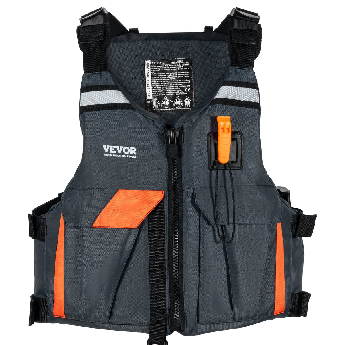 Life Vest for Watersports (PFD), Life Jacket with Waterproof Nylon & 96N Buoyancy, Life Vest/Jacket for Any V952-SSYDJSYFPFTEKCOZ4V0