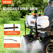 ATV Sprayer 60 L/15.9 Gal ATV/UTV Spot Sprayer with A Nozzle Boom 1.9 GPM V952-STCPWQ15JL60UTRA7V9