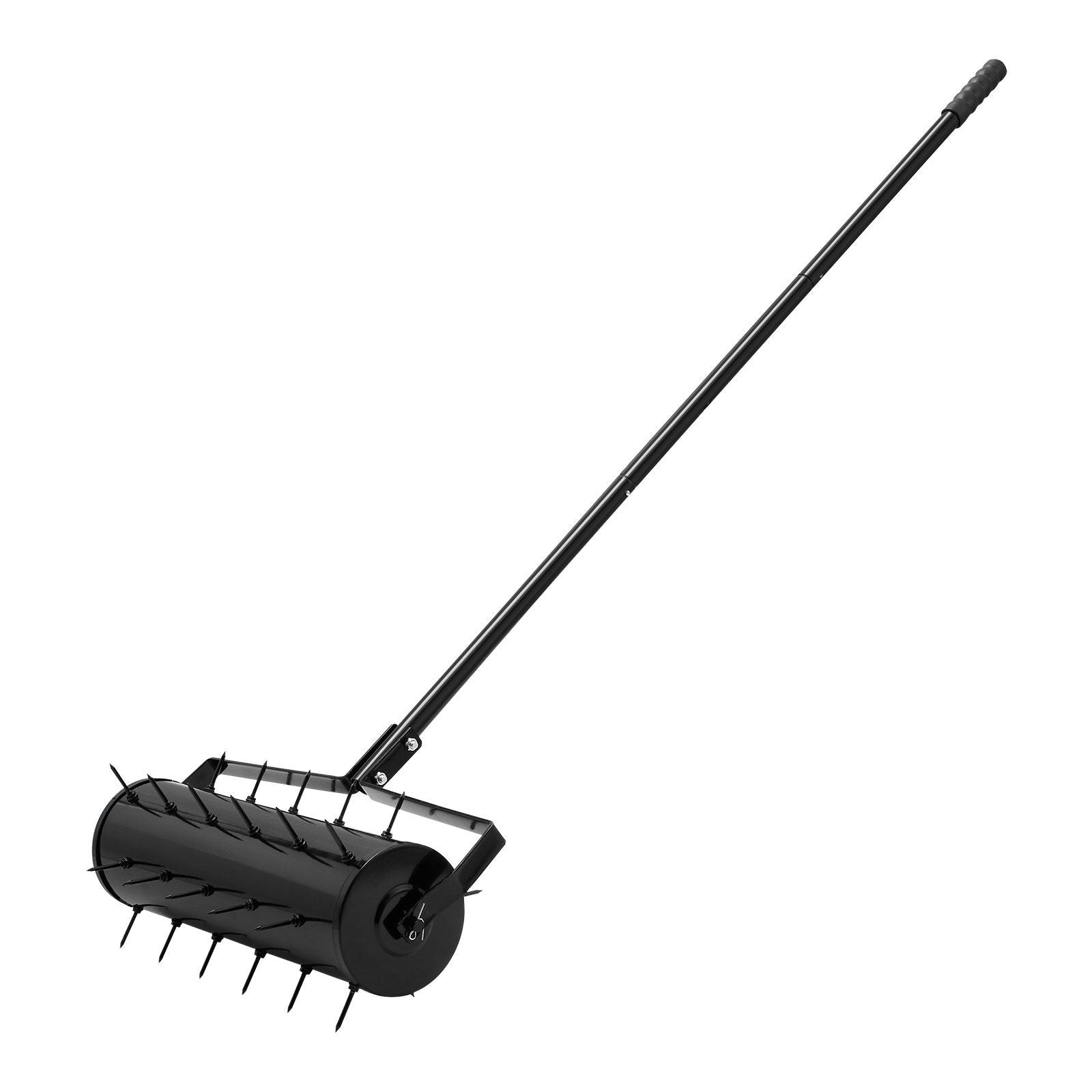Rolling Lawn Aerator, 525mm Heavy-Duty Manual Rolling Aerator Lawn with Detachable Handle and 33 Iron Spikes, V952-STGSJCPQQ21IUVKE8V0