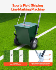 Dry Line Marker 2-Wheel 50 or 100 mm Lines Heavy Duty Steel Chalker 11.3kg V952-STHXJPFS2L253UB7PV0
