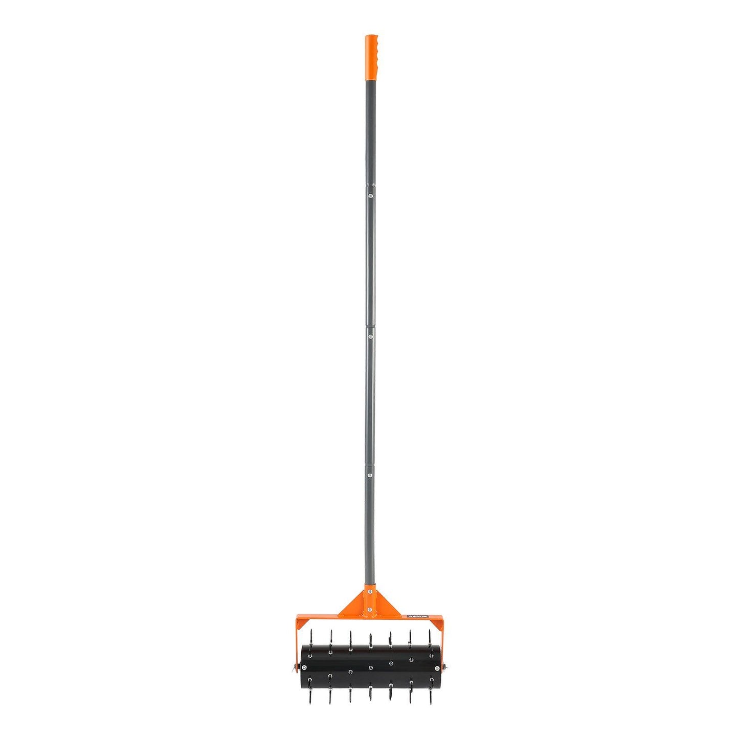 Rolling Lawn Aerator, 410mm Manual Push Aerator Roller with 42 Spikes & 60 in Long Handle, Fillable Drum for V952-STJCPQQGTS15QOZLO001V0