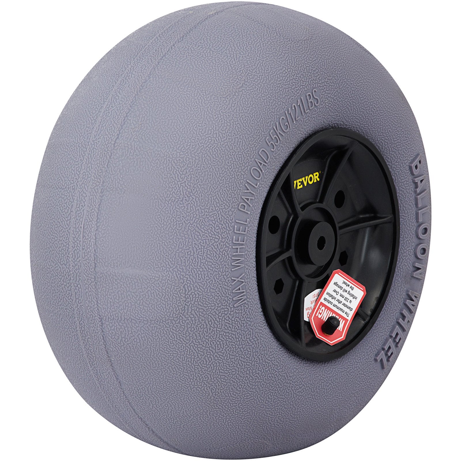 Beach Balloon Wheels, 13" Sand Tires with 32" Stainless Steel Axle, TPU Cart Tires for Kayak Dolly, Canoe V952-STLYCDZCBDD124PPJV0