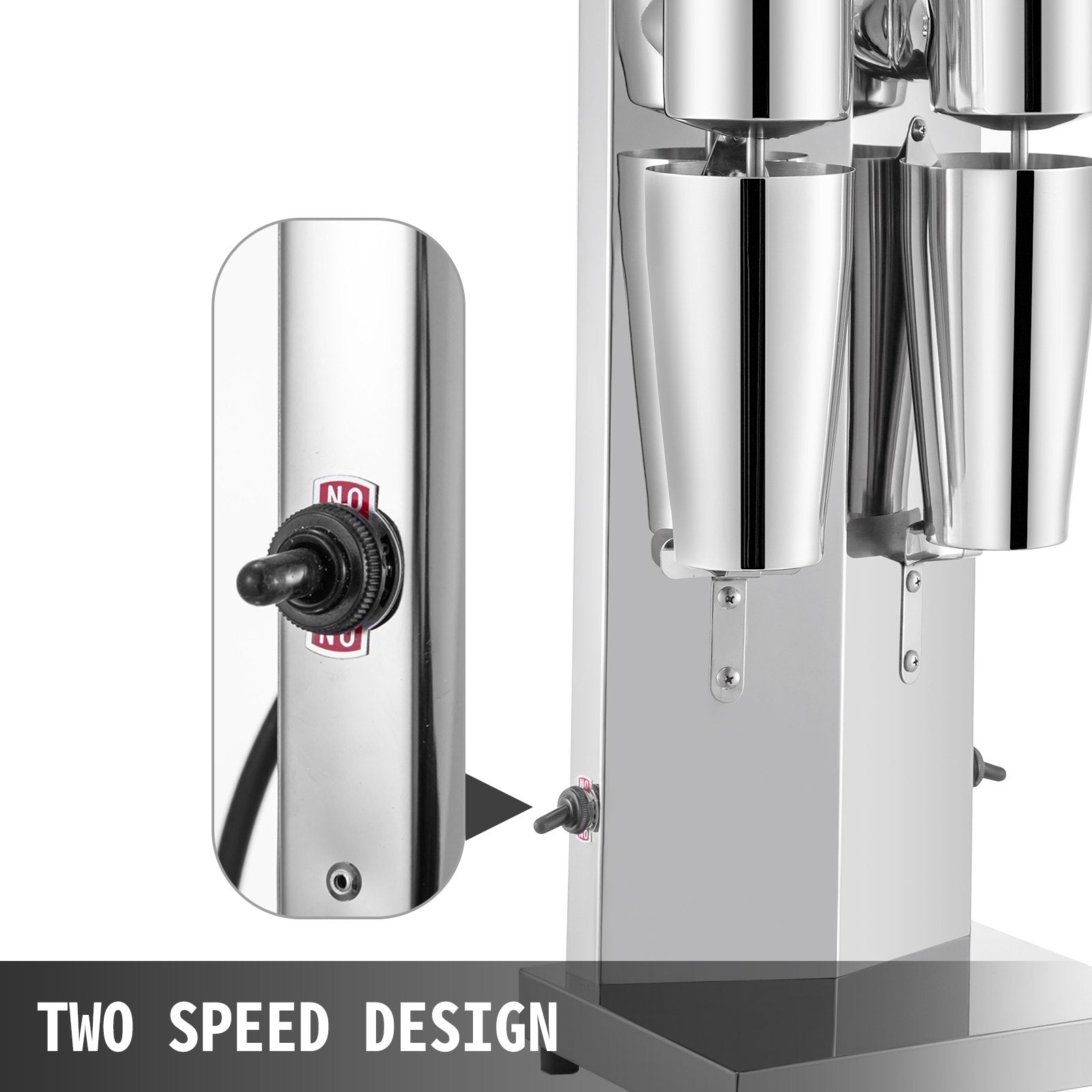 Commercial Milkshake Maker Machine Double Heads Thickshake Frother Stainless V952-STNXJPTYS00000001V3