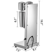 Commercial Milkshake Maker Machine Double Heads Thickshake Frother Stainless V952-STNXJPTYS00000001V3