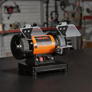 Bench Buffer Polisher, 8300-10600 RPM Adjustable Speed, Polishing & Buffing Machine with Grinding, Fiber, and V952-STPGJWSDJ328B4CUJ001V3