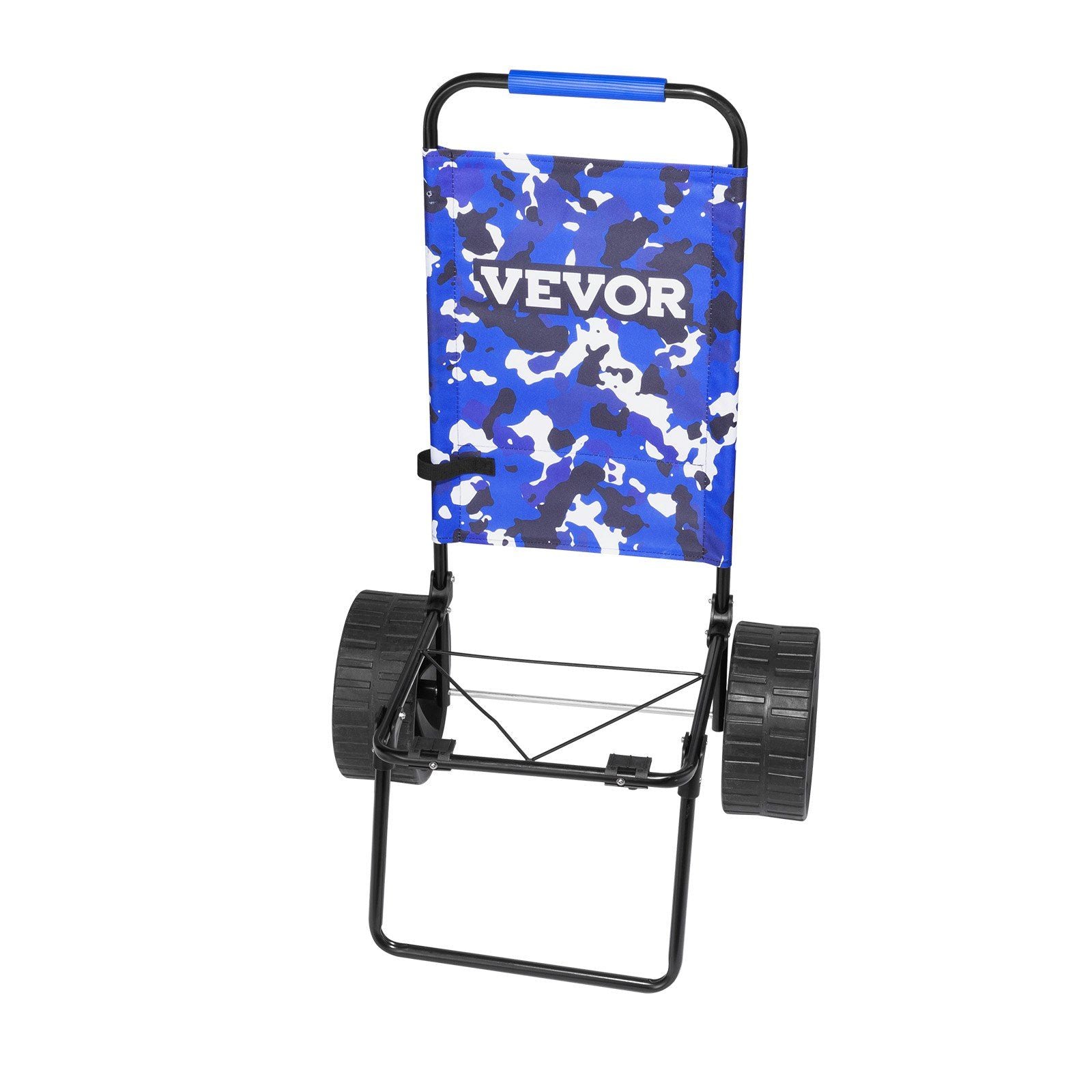 Beach Dolly with Big Wheels for Sand, 15.4" x 15.7" Cargo Deck, w/ 10" PE Solid Wheels, 69LBS Loading V952-STTCXG10INCH3UV59V0