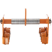 Manual Trolley, 11000LBS/5 Ton Load Capacity Beam Trolley, 4.5-8 inch Adjustable Width Push Beam, Track V952-STXCBSFZDBDD5XMPDV0