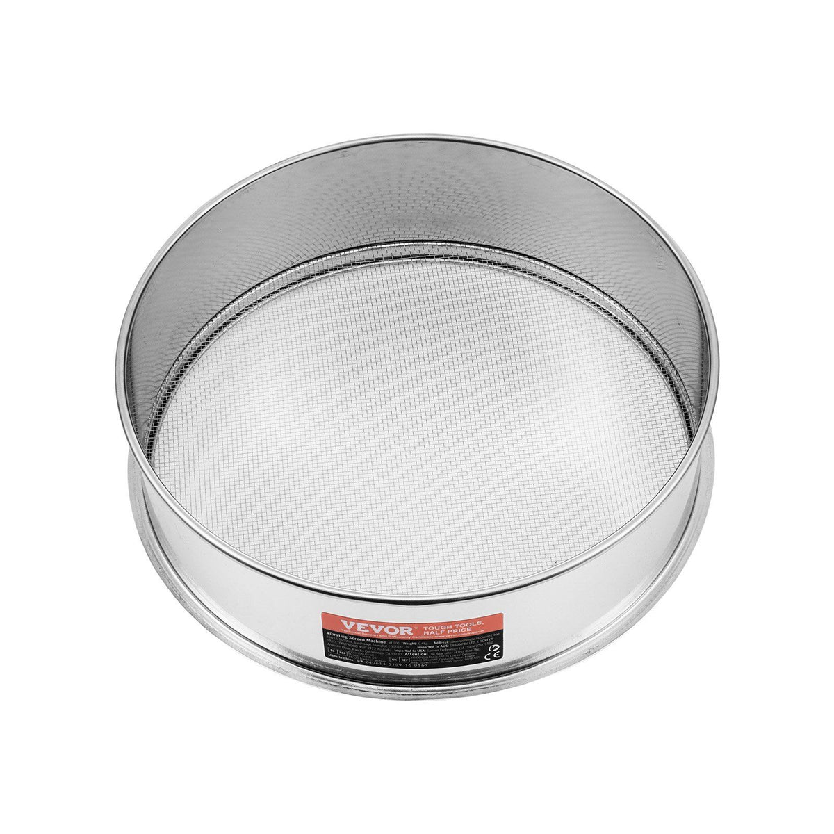 Flour Sieve Fine Mesh, 10 Mesh Flour Sifter, 304 Stainless Steel Fine Mesh Sifter Food-grade, Dia. 12.6" Fine V952-SW10M000000017EWXV0