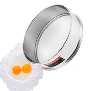 Flour Sieve Fine Mesh, 12 Mesh Flour Sifter, 304 Stainless Steel Fine Mesh Sifter Food-grade, Dia. 12.6" Fine V952-SW12M00000009AFYKV0