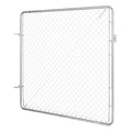 Chain Link Fence Gate, 70 x 72 in, Adjustable Chain Link Fence Panel, Fit 3 ft (W) x 4 ft (H) Garden Fence V952-SWHYM7072INCM7PVRV0