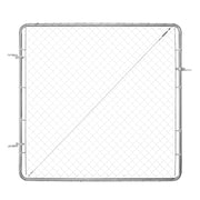 Chain Link Fence Gate, 70 x 72 in, Adjustable Chain Link Fence Panel, Fit 3 ft (W) x 4 ft (H) Garden Fence V952-SWHYM7072INCM7PVRV0