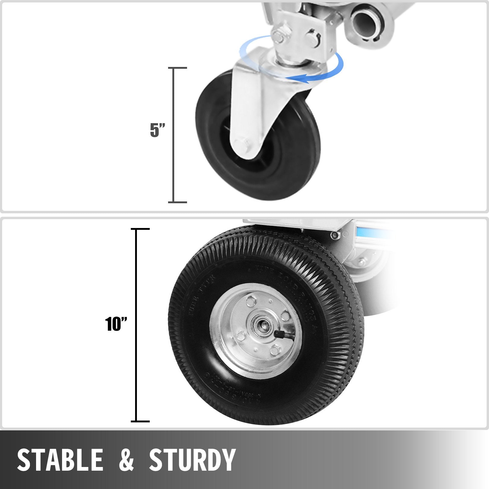 Aluminum Hand Truck 3 in 1 Folding Hand Truck Convertible Hand Truck and Dolly V952-SX-3IN1LHJZDC0001V0