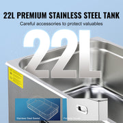 22L Ultrasonic Cleaner with Timer Heating Machine Digital Sonic Cleaner V952-SXCSBQXJ22L0V8PINV3