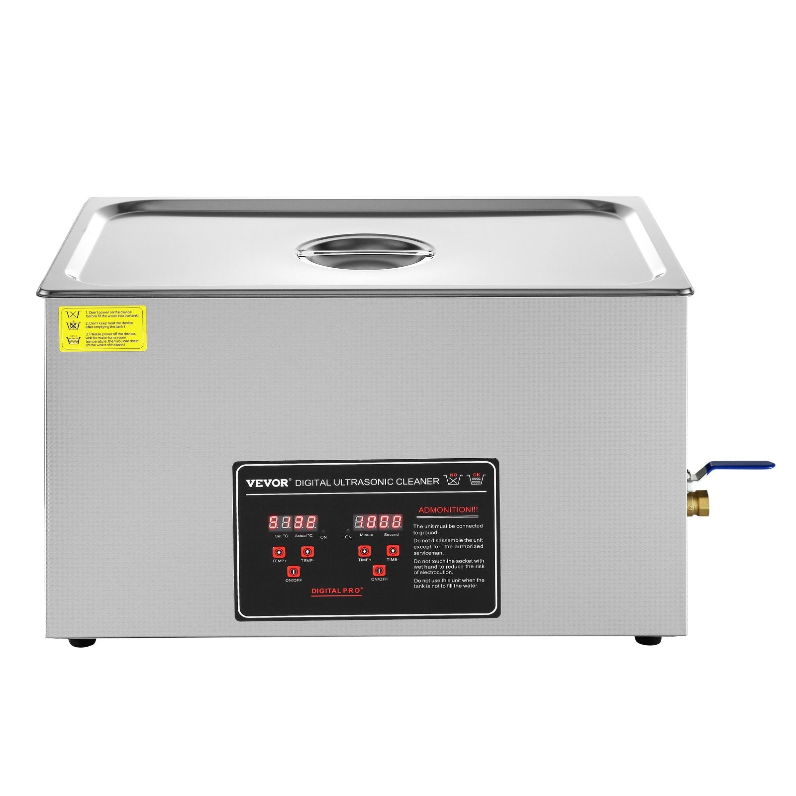 Ultrasonic Cleaner with Digital Timer & Heater, Professional Ultra Sonic Jewelry Cleaner, Stainless Steel V952-SXCSBQXJ30L004J75V3