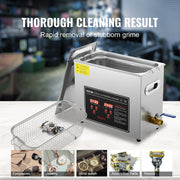 Ultrasonic Cleaner with Digital Timer & Heater, Professional Ultra Sonic Jewelry Cleaner, Stainless Steel V952-SXCSBQXJ6L00KPIORV3