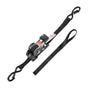 Retractable Ratchet Straps, 25.4 mm x 3 m, Tie Down Straps with S Hooks, 544 kg Break Strength, 4 Soft Loops, V952-SXGJLD1INCH1LTOCP001V0
