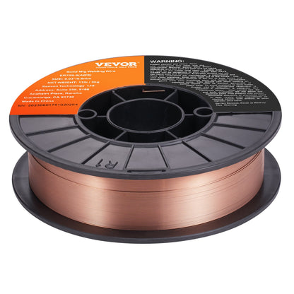 Solid MIG Welding Wire, ER70S-6 0.030-inch 11LBS with Low Splatter and High Levels of Deoxidizers for All V952-SXHSJMIGER70SL7MJV0