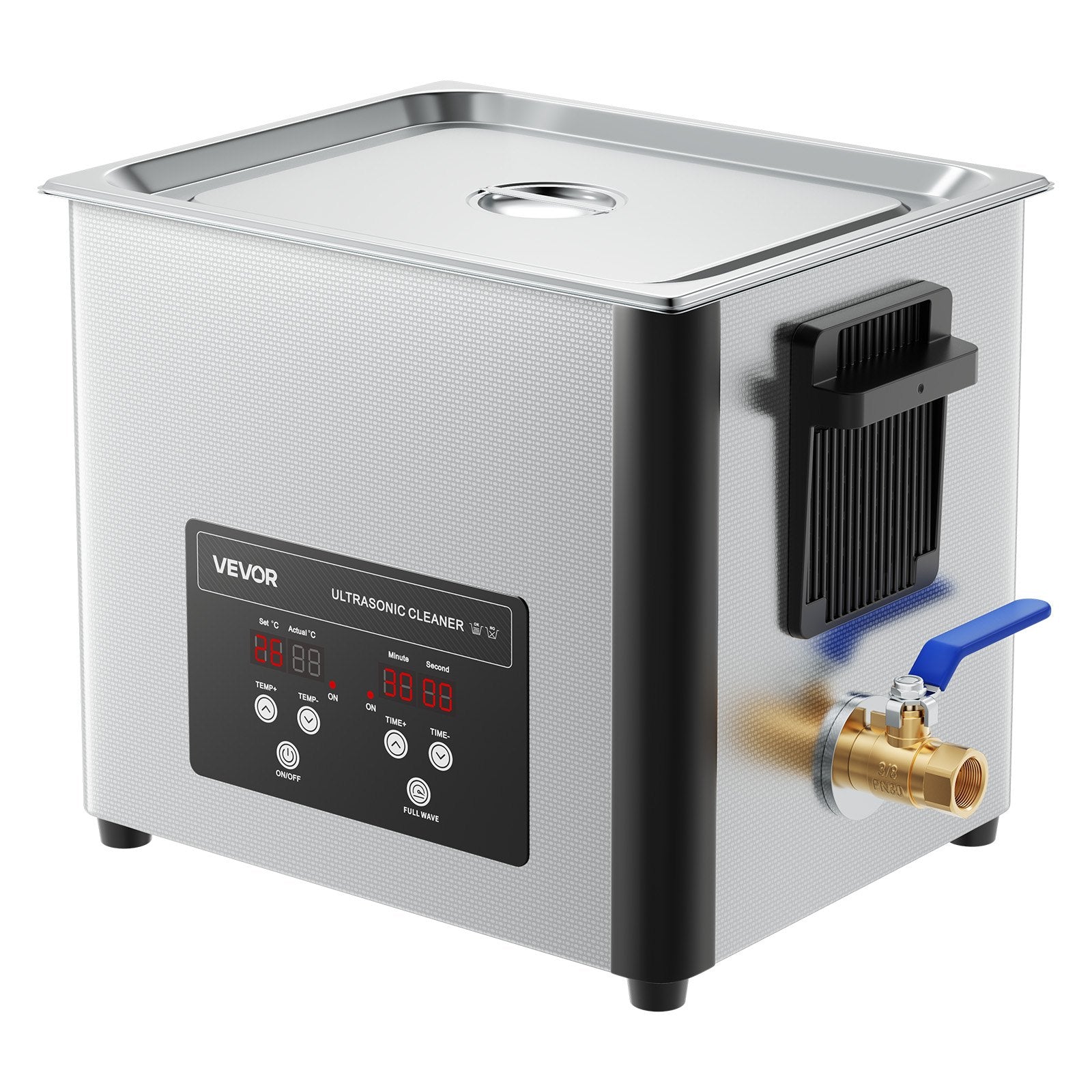 10L Ultrasonic Cleaner, Professional Ultrasonic Cleaner Machine with Cleaning Basket & Digital Display, 180W V952-SXJJKCSBQXJ1SKJLQ001V3
