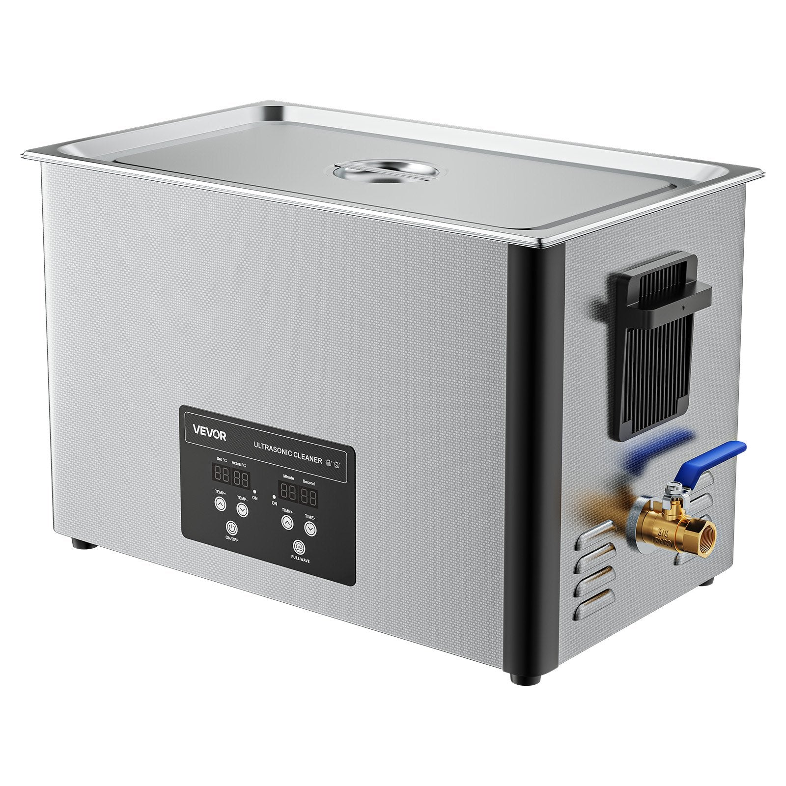 30L Ultrasonic Cleaner, Professional Ultrasonic Cleaner Machine with Cleaning Basket & Digital Display, 480W V952-SXJJKCSBQXJ38E4T5001V3