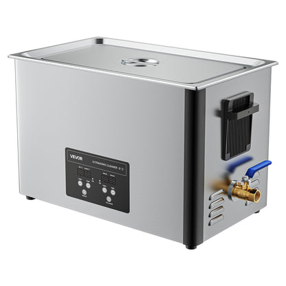 30L Ultrasonic Cleaner, Professional Ultrasonic Cleaner Machine with Cleaning Basket & Digital Display, 480W V952-SXJJKCSBQXJ38E4T5001V3