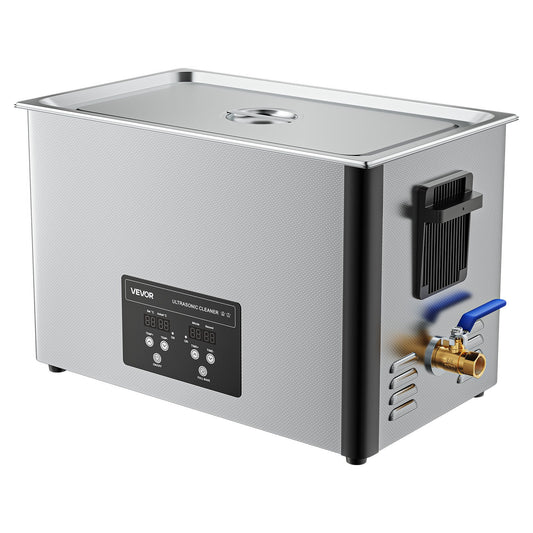 30L Ultrasonic Cleaner, Professional Ultrasonic Cleaner Machine with Cleaning Basket & Digital Display, 480W V952-SXJJKCSBQXJ38E4T5001V3