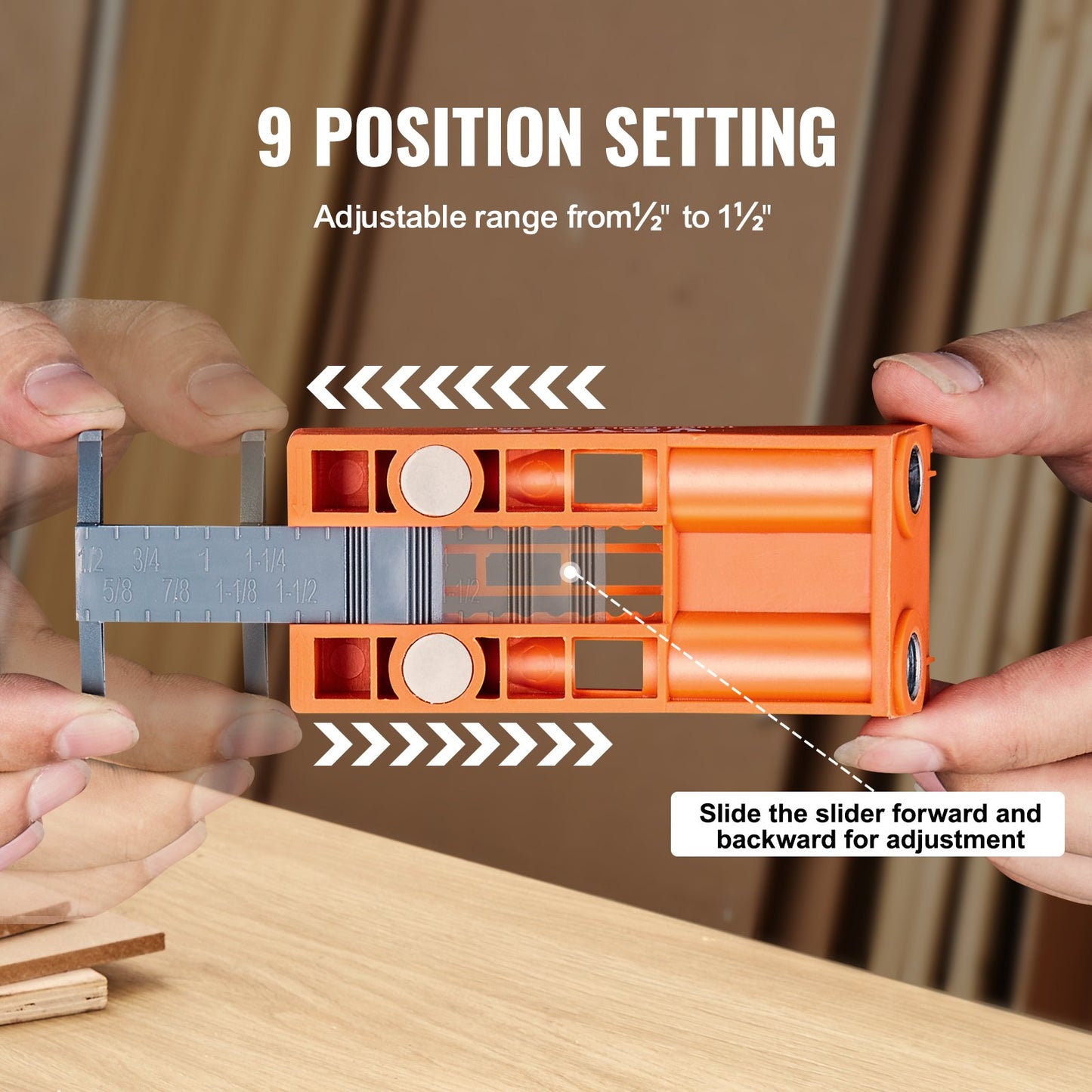 Pocket Hole Jig, 56 Pcs Mini Jig Pocket Hole System with C-clamp, Step Drill, Wrench, Drill Stop Ring, Square V952-SXKKJPJJQMINIQHP4V0