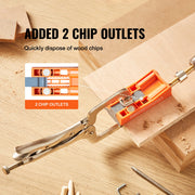 Pocket Hole Jig, 56 Pcs Mini Jig Pocket Hole System with C-clamp, Step Drill, Wrench, Drill Stop Ring, Square V952-SXKKJPJJQMINIQHP4V0