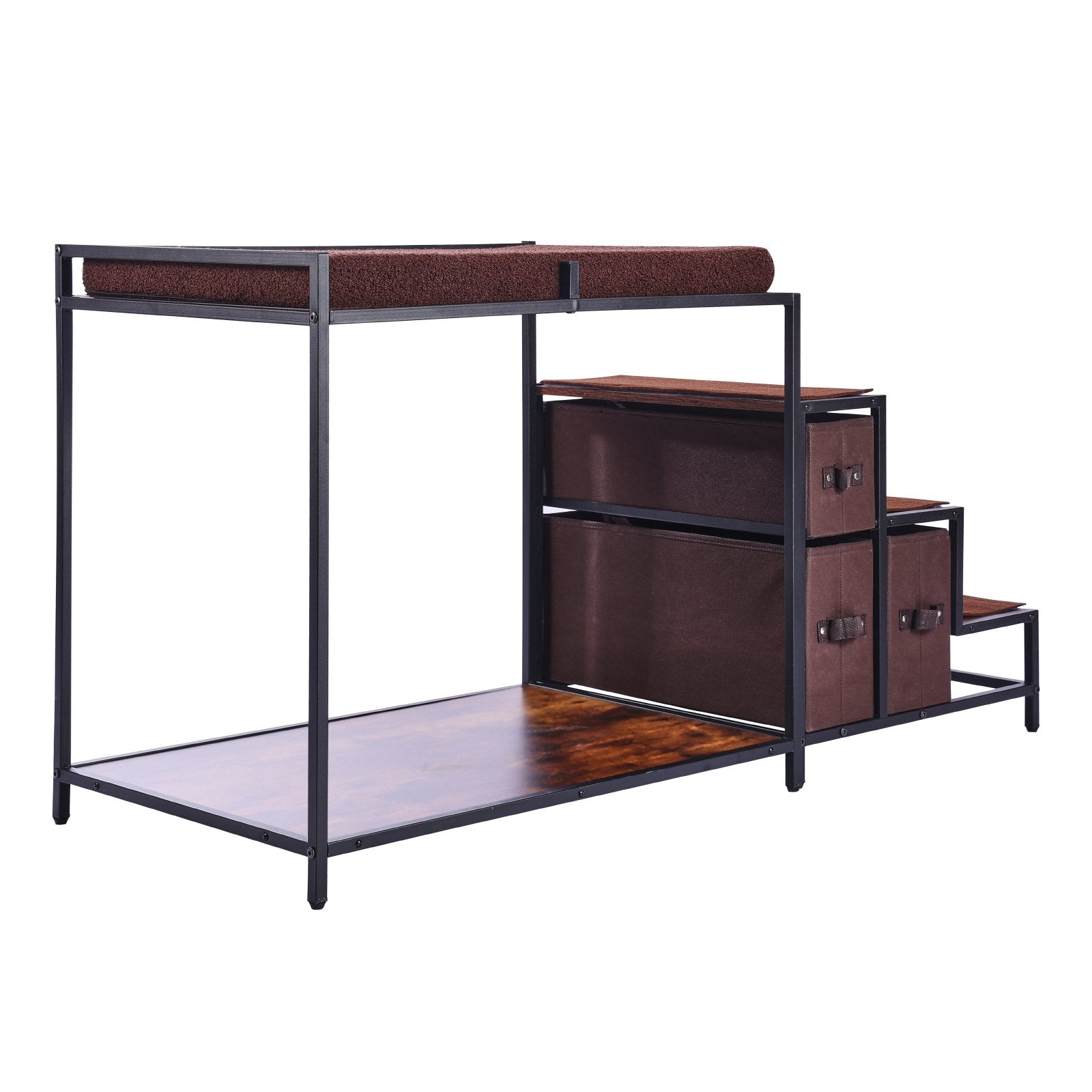Pet Bunk Bed Dog/Cat Window Perch with Stairs Storage Medium Size V952-SXPSCWSCCJSHNVDLLV0