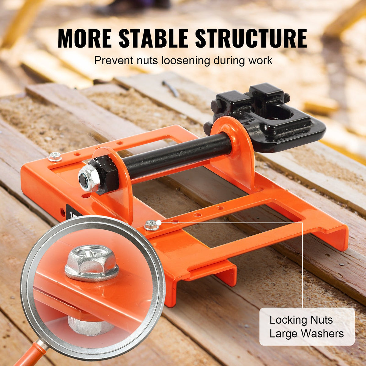 Chainsaw Mill, Vertical Lumber Cutting Guide with 5.1-15.2cm Cutting Width, Cast Iron Portable Timber V952-SXQGLJZJPSKDJQUBRV0