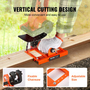 Chainsaw Mill, Vertical Lumber Cutting Guide with 5.1-15.2cm Cutting Width, Cast Iron Portable Timber V952-SXQGLJZJPSKDJQUBRV0