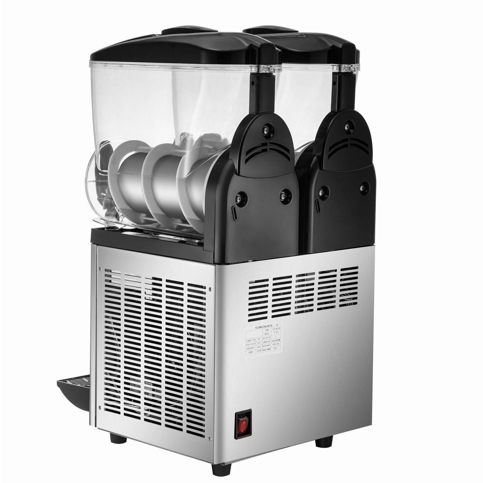 Commercial Slush Machine Margarita Slush Maker 2x15L Frozen Drink Machine V952-SY15L800W220VNTYYV3