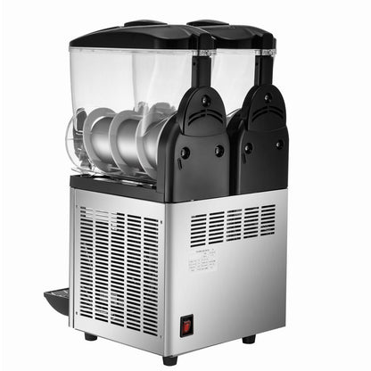 Commercial Slush Machine Margarita Slush Maker 2x15L Frozen Drink Machine V952-SY15L800W220VNTYYV3