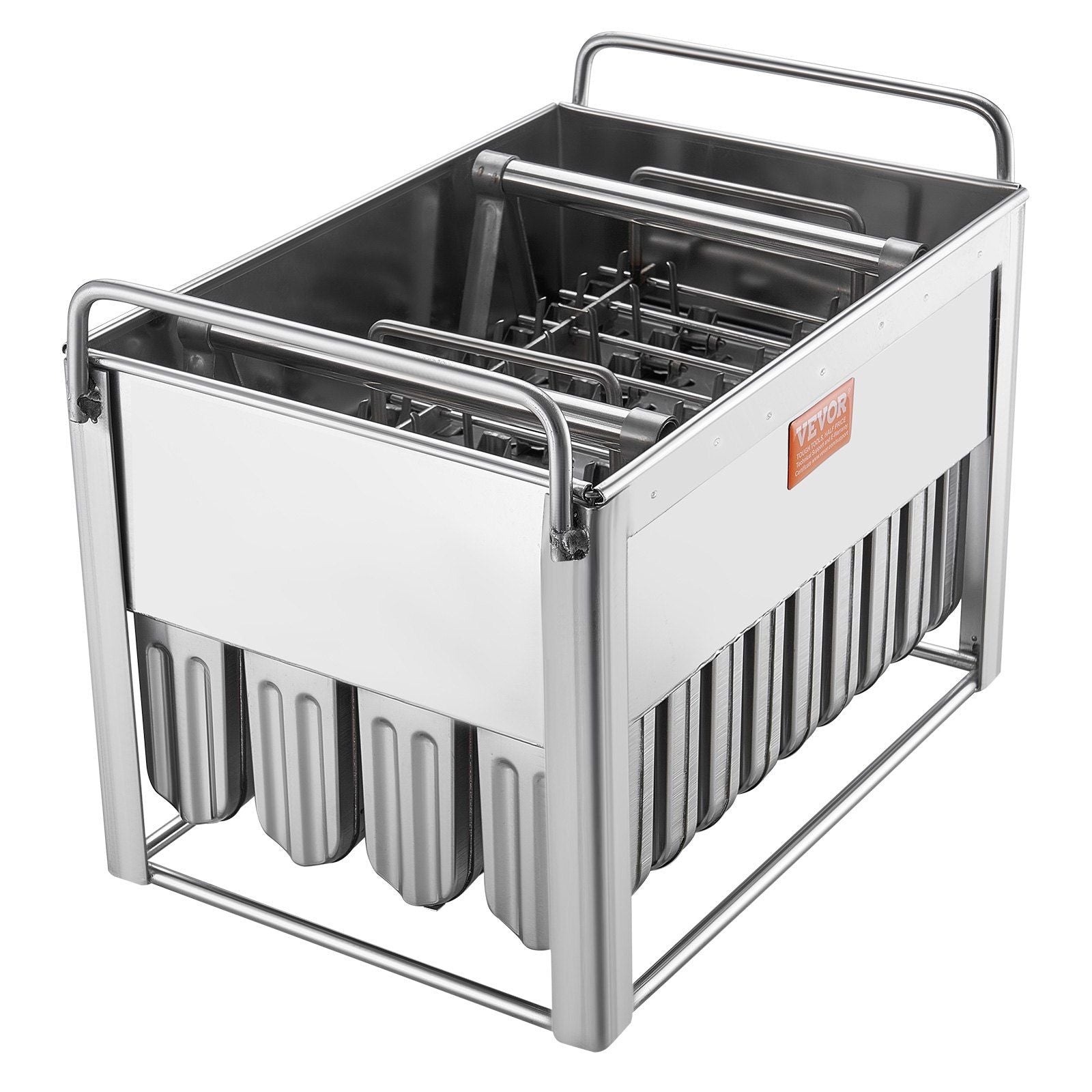 Commercial Popsicle Moulds, 40PCS Round-Head Ice Pop Moulds with Double Slot, Stainless Steel Ice Lolly V952-SYBBMJZFX400HM5XAV0