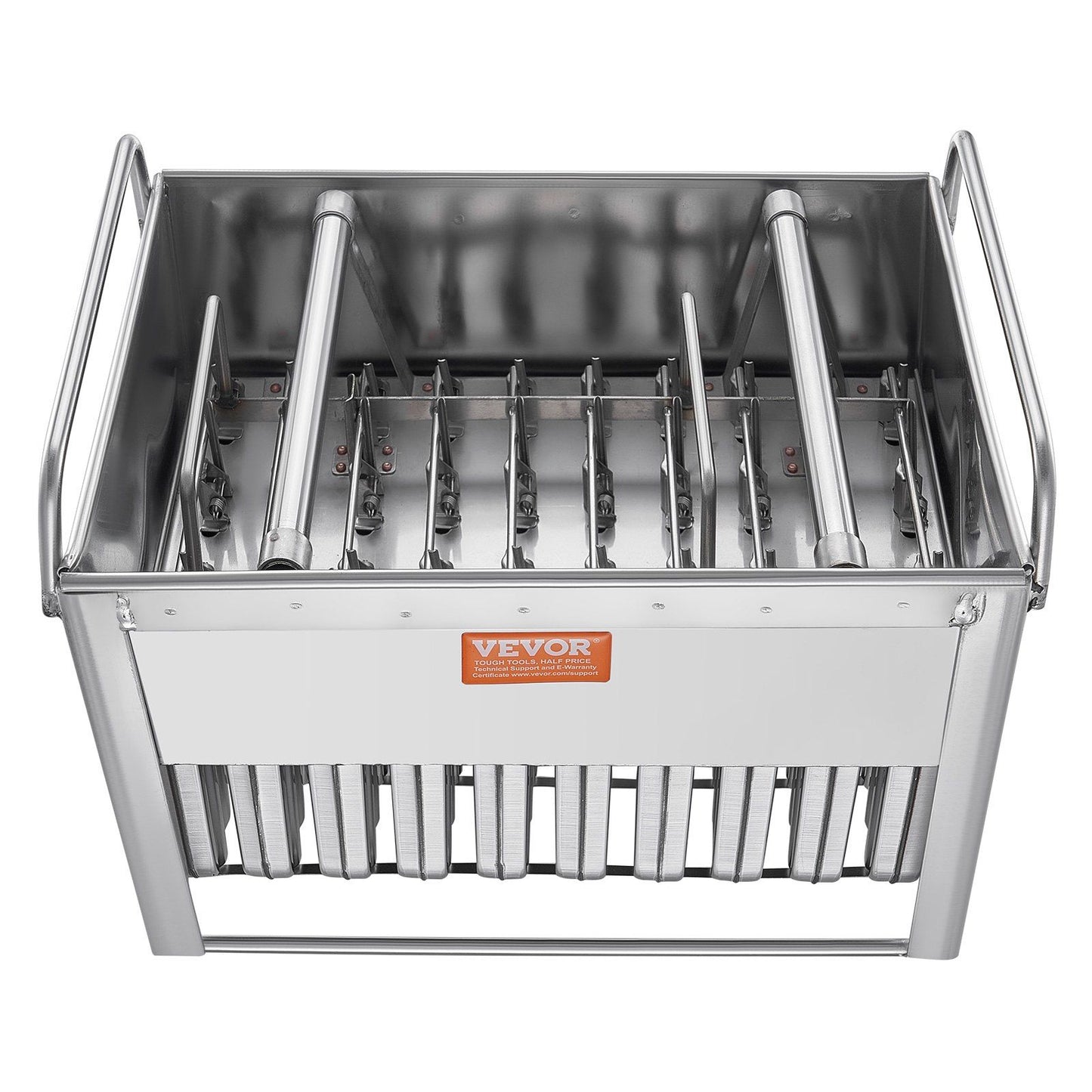 Commercial Popsicle Moulds, 40PCS Round-Head Ice Pop Moulds with Double Slot, Stainless Steel Ice Lolly V952-SYBBMJZFX400HM5XAV0